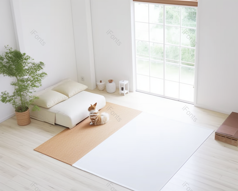 客厅里的玩具狗简明的房间室内摄影,高清,摄影图,摄影图片,图片大全,摄影图免费下载